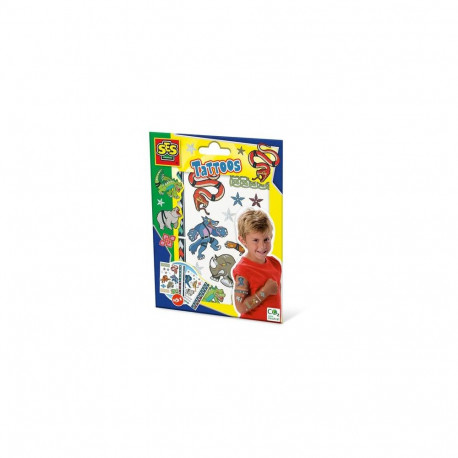 SES Creative Tattoos for children - Animal fighters