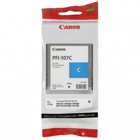 Canon Ink PFI-107 PFI107 tsüaan (6706B001)