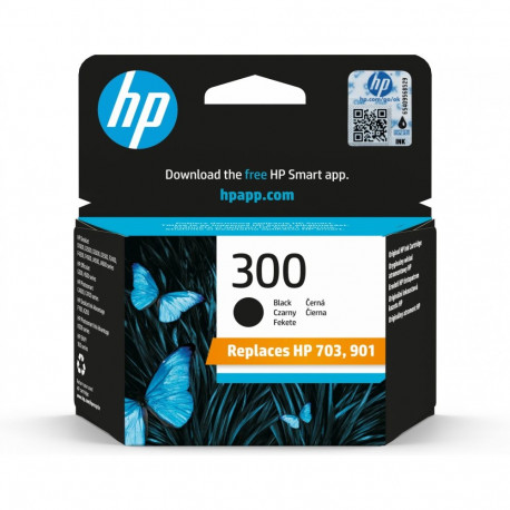 "HP 300 original Ink cartridge CC640EE UUS black standard capacity 4ml 200 pages 1-pack with Vivera 