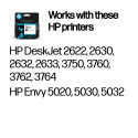 HP 304 Black Ink Cartridge, 120 pages, for HP DeskJet 2620,2630,2632,2633,3720,3730,3732,3735