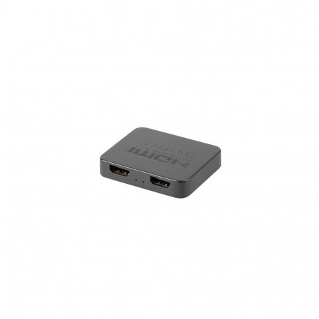 Splitter video HDMI- 2x HDMI 4K + port USB-C czarny