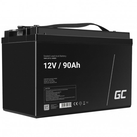 A 12V 90Ah AGM Battery is a high-capacity, deep-cycle battery commonly used in appl