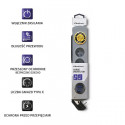 Surge protector Quick Switch 4socket 2,5m gray