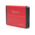 Gembird HDD enclosure 2.5'' USB 3.0, red