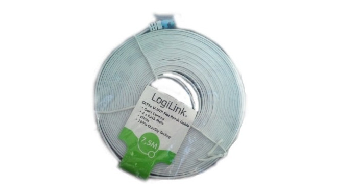 LogiLink patch cord Cat.5e U-UTP 20m flat