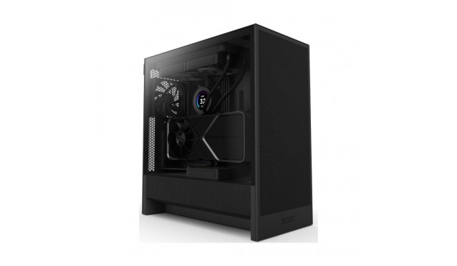 NZXT H5 Flow (2024) aknaga ATX korpus, must