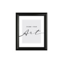 Frame KNOR Sylwia 40x50 black matte|40mm|plexi