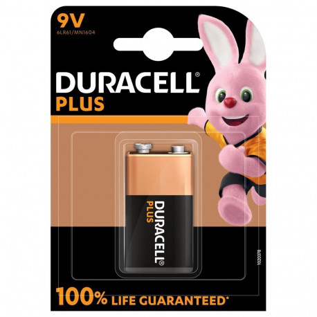 Duracell Plus MN1604 9V leelispatarei 1 tk