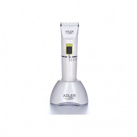 Adler | Hair clipper | AD 2827 | Cordless or corded | Number of length steps 4 | White