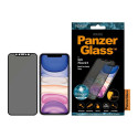 PanzerGlass P2665 ekraanikaitse Apple iPhone Xr/11 karastatud klaas must privaatsusfilter täiskaanek