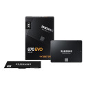 SSD|SAMSUNG|870 EVO|1TB|SATA|SATA 3.0|MLC|Write speed 530 MBytes/sec|Read speed 560 MBytes/sec|2,5"|