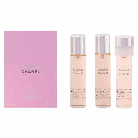 Chanel tualettvesi Chance twist & spray 3 täidet 3x20ml