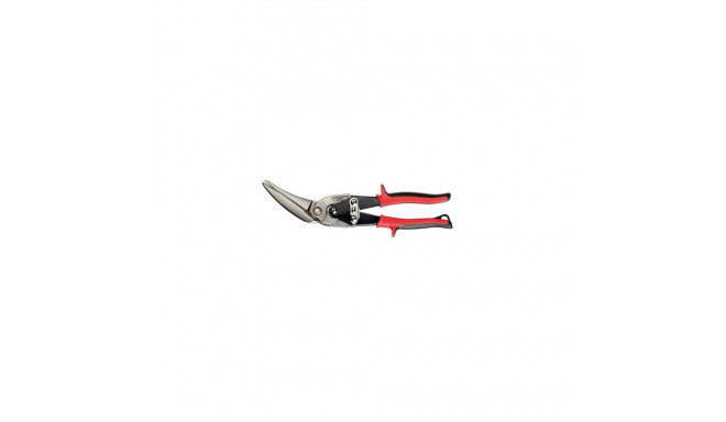 Freund left-cut long tin snips – transfer mechanism, 280 mm, high hardness steel HRC 60–62, cuts up 