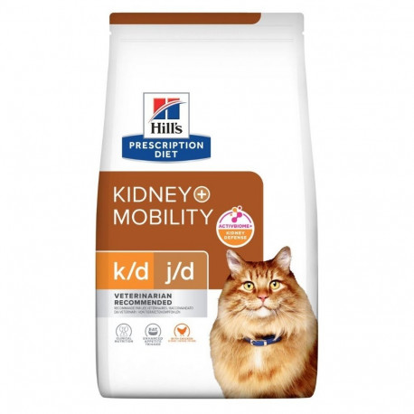 Dry Cat Food - Hill's Pd K/d Kidney + Mobility Chicken 3kg