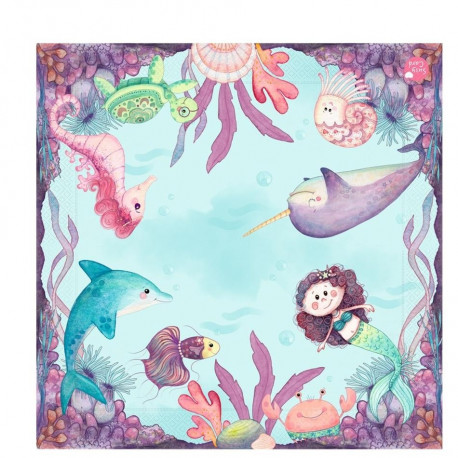 Susy Card salvrätik, 33x33 cm, 20 tk / Merineitsi