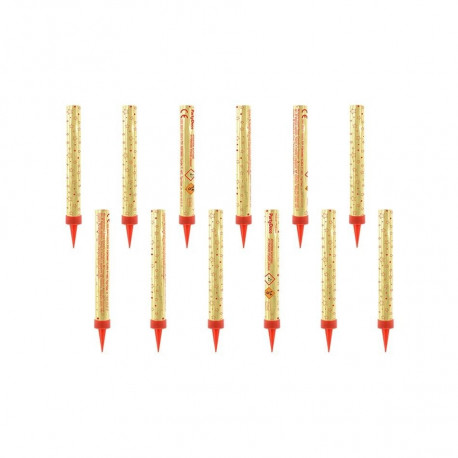 PartyDeco tordivulkaan, 12 cm, 40 sek, 12 tk