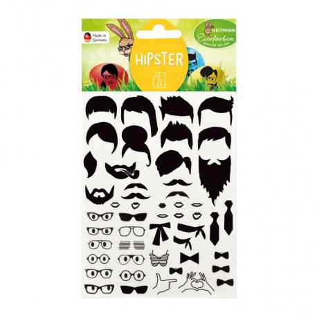 Munakaunistus - kleepsud "Hipster"