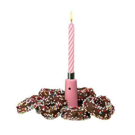 Susy Card tordiküünal muusikaga, triibuline