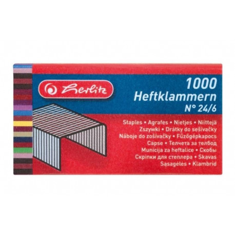 Herlitz klamber nr 24/6 1000 tk.