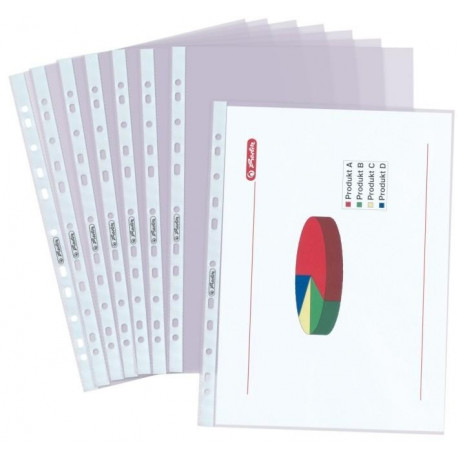 Herlitz kiletasku "u" a4/10 matt köid.