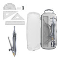 Set of drawing instruments ErichKrause Classic, 7 items, grey