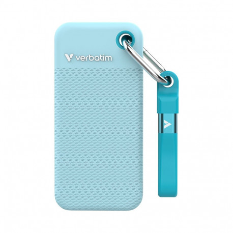 Kõvaketas väline SSD Verbatim Pocket SSD 2TB Polar Blue ja kaks lisaümbrist