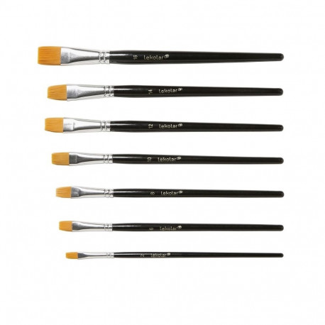 Pintsel sünteetiline, lapik, nr.16, 10 tk