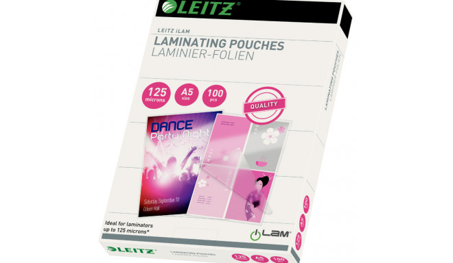Lamineerimiskile A5 125mic, 100 A5 kile pakis, Ibico