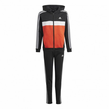 Naiste Spordidress Adidas Tiberio 3-Stripes Colorblock Fleece Must Punane