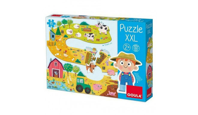 Baby Farm Puzzle XXL Goula 53176 (17 pcs)