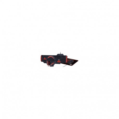 Gembird GGS-UMG4-02 4-in-1 Kit Keyboard + Mouse + Headphones + Mouse Pad