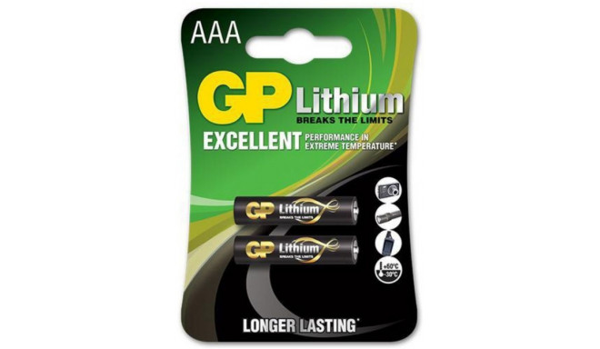 GP patarei AAA FR03 1,5V 2tk