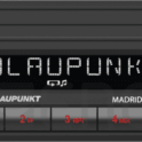 Blaupunkt autoraadio Madrid 200 BT lühike korpus