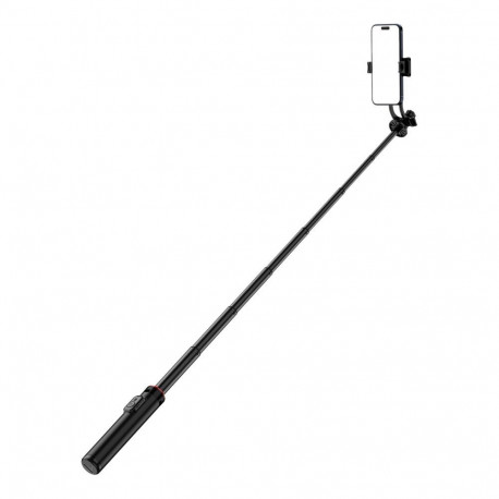 Hurtel Selfie stick WC1Y2S 1.3m aluminum alloy telescopic tripod with phone holder - black