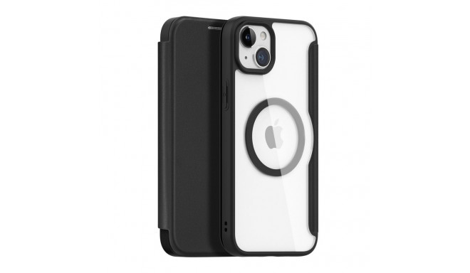 Dux Ducis - Dux Ducis Skin X Pro Magnetic Flip MagSafe Case iPhone 15 - Black