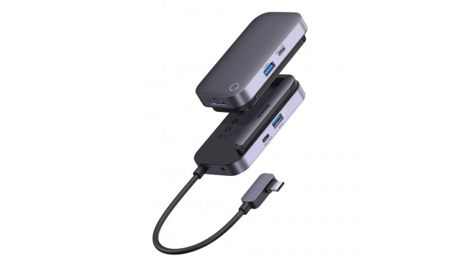 Baseus Baseus PadJoy universal USB-C HUB for tablet / smartphone 4in1 USB-C - dark gray