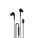 Dudao Dudao X3C+ Wired USB-C In-Ear Headphones 1.2m - Black