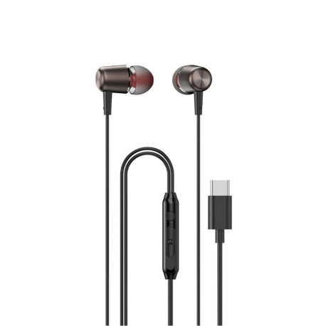 Dudao Dudao X1PROT In-Ear Wired USB-C Headphones 1.2 m - Black