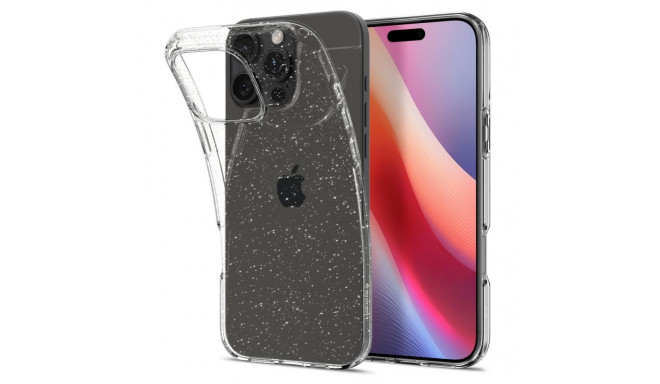 Spigen Spigen Liquid Crystal iPhone 16 Pro Case - Clear Glitter