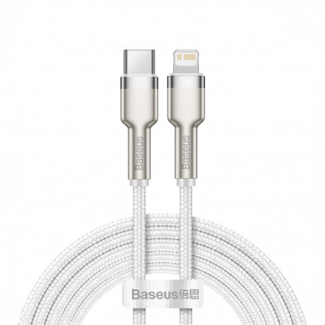 Baseus Baseus Cafule Series Metal Data USB-C / Lightning 20W PD cable 2 m - white