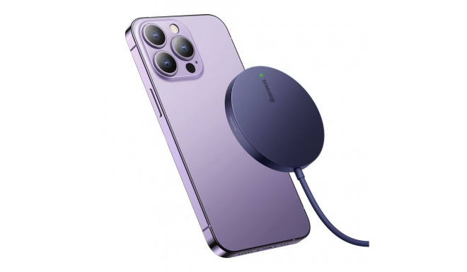 Baseus Baseus Simple Mini3 magnetic charger MagSafe Qi 15W purple