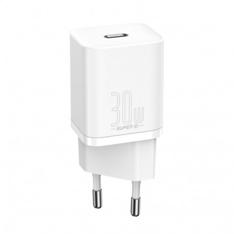 Baseus Baseus Super Si 1C fast charger USB Type C 30W Power Delivery Quick Charge white (CCSUP-J02)