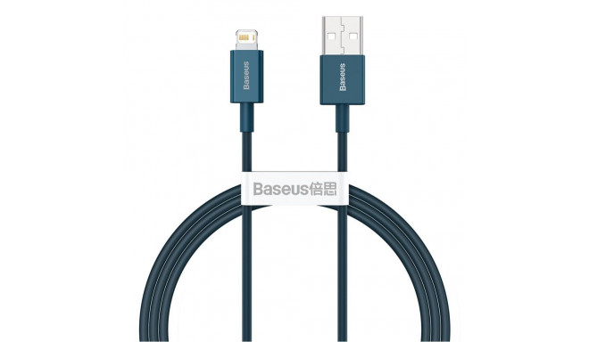 Baseus Baseus Superior Cable USB - Lightning 2,4A 1 m Blue (CALYS-A03)