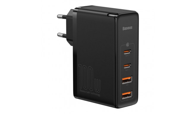 Baseus Baseus GaN2 Pro fast charger 100W USB / USB Type C Quick Charge 4+ Power Delivery black (CCGA