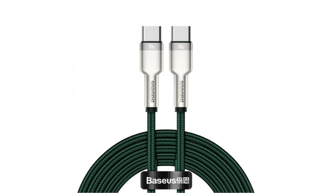 Baseus Baseus Cafule Series Metal Data USB-C / USB-C PD QC SCP 100W 5A 2 m cable - green