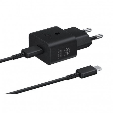 Samsung EP-T2510EBE + EP-DN980BBE Samsung USB-C 25W Travel Charger + USB-C Data Cable Black (OOB Bul