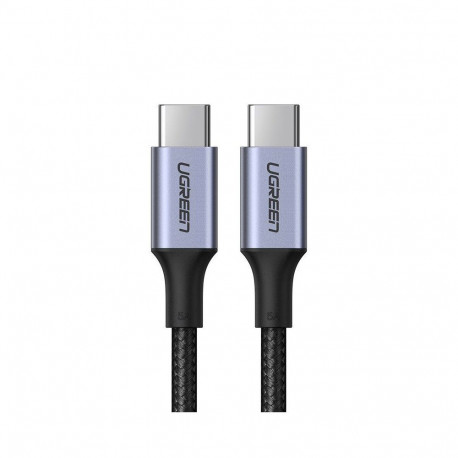 Ugreen Ugreen US316 70427 USB-C - USB-C PD QC FCP cable 100W 5A 480Mb/s 1m - gray Black