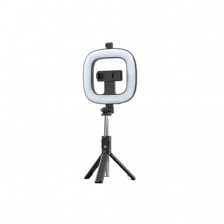 iLike Universal SELFIE HANDLE TRIPOD AND RING LIGHT BLUETOOTH Black