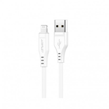 Acefast Apple Lightning to USB 1.2m 2.4A MFI Cable White