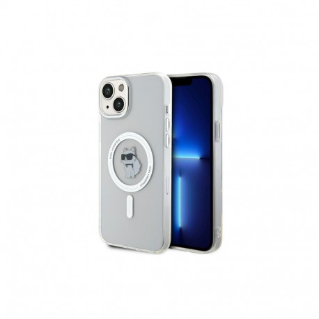 Karl Lagerfeld Karl Lagerfeld IML Choupette MagSafe case for iPhone 15 Plus - transparent